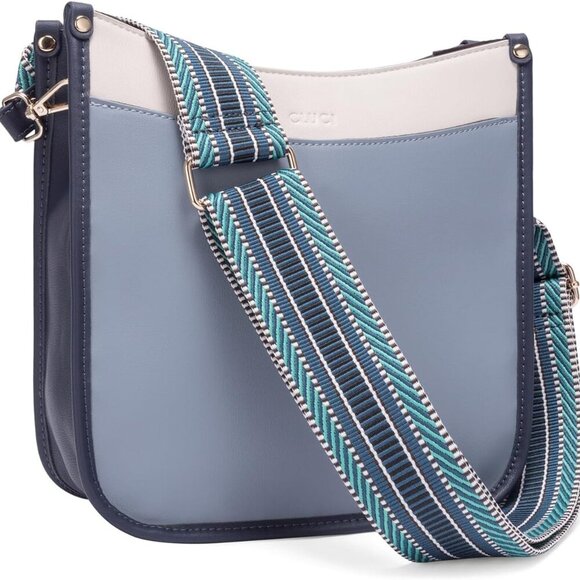 Purses for Women, Vegen Leather Crossbody Bags for Woman Trendy, 2PCS Hobo Handb - Picture 6 of 7